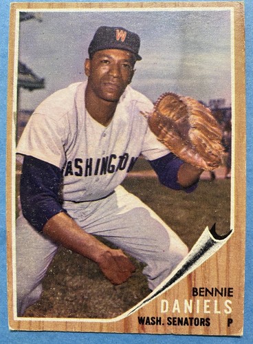 Bennie Daniels #378 1962 Topps card
