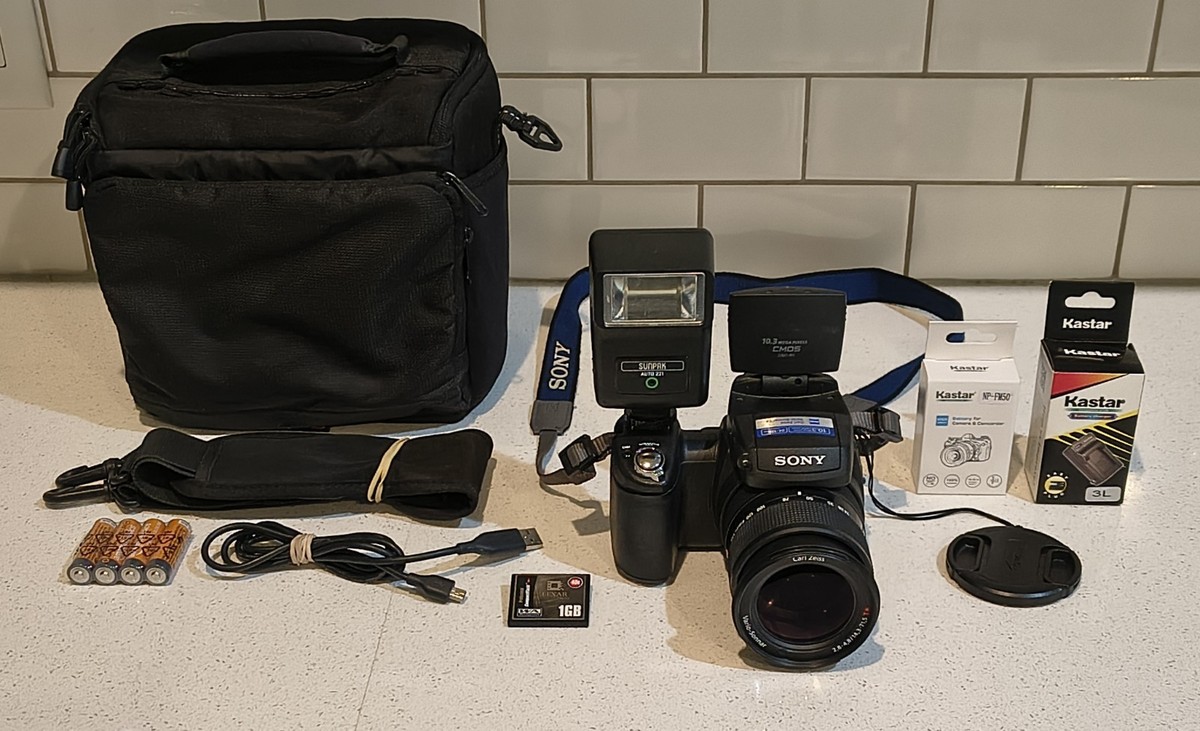 Sony Cyber-shot DSC-R1 10.3MP Digital Camera - Black for sale