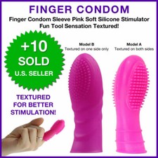 Female Finger Sleeve Massager G-Spot Personal Clitoral Stimulator Sex Toy