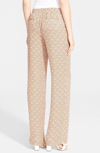 Pantaloni nuovi con etichette stampa sciarpa Mitrana $355 nuova con etichette - Foto 5 di 10