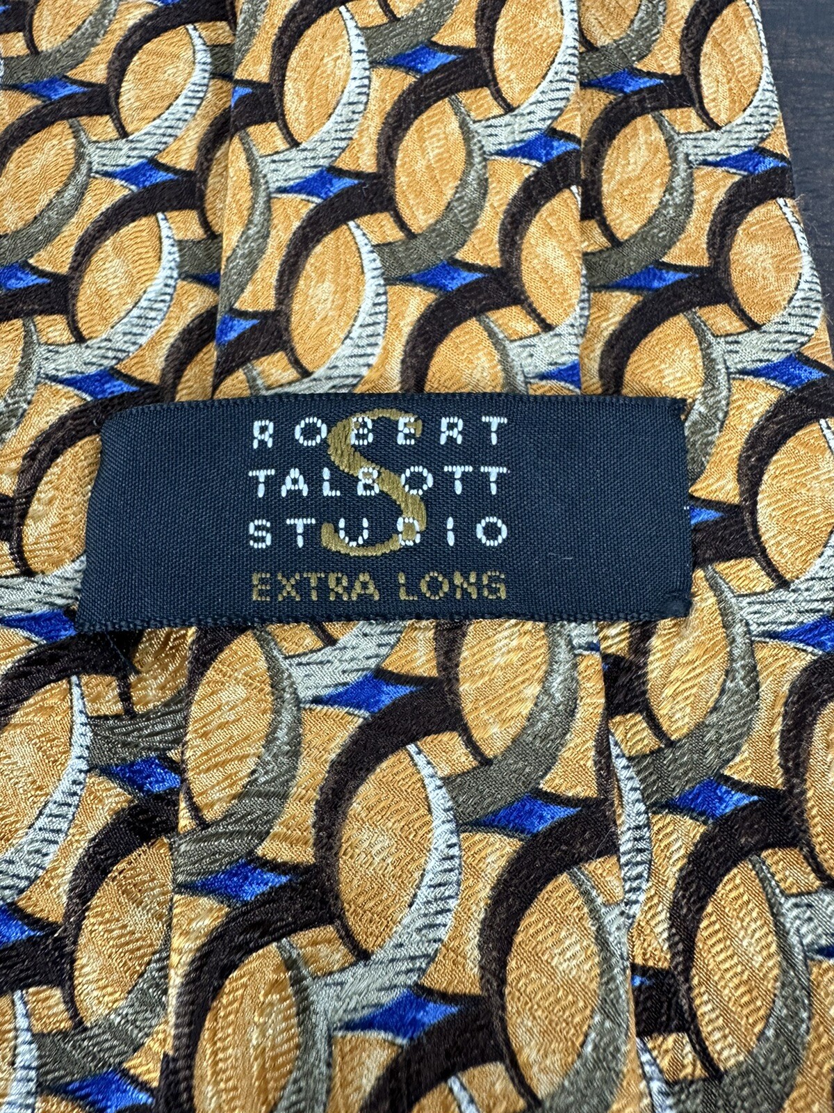 Robert Talbott Studio All Silk Extra Long Tie Abs… - image 4