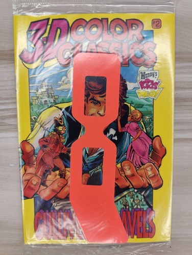 Vintage Wendy's Sealed 3-D Classic Comics #2 Gulliver's Travels S1 - 第 2/4 張圖片