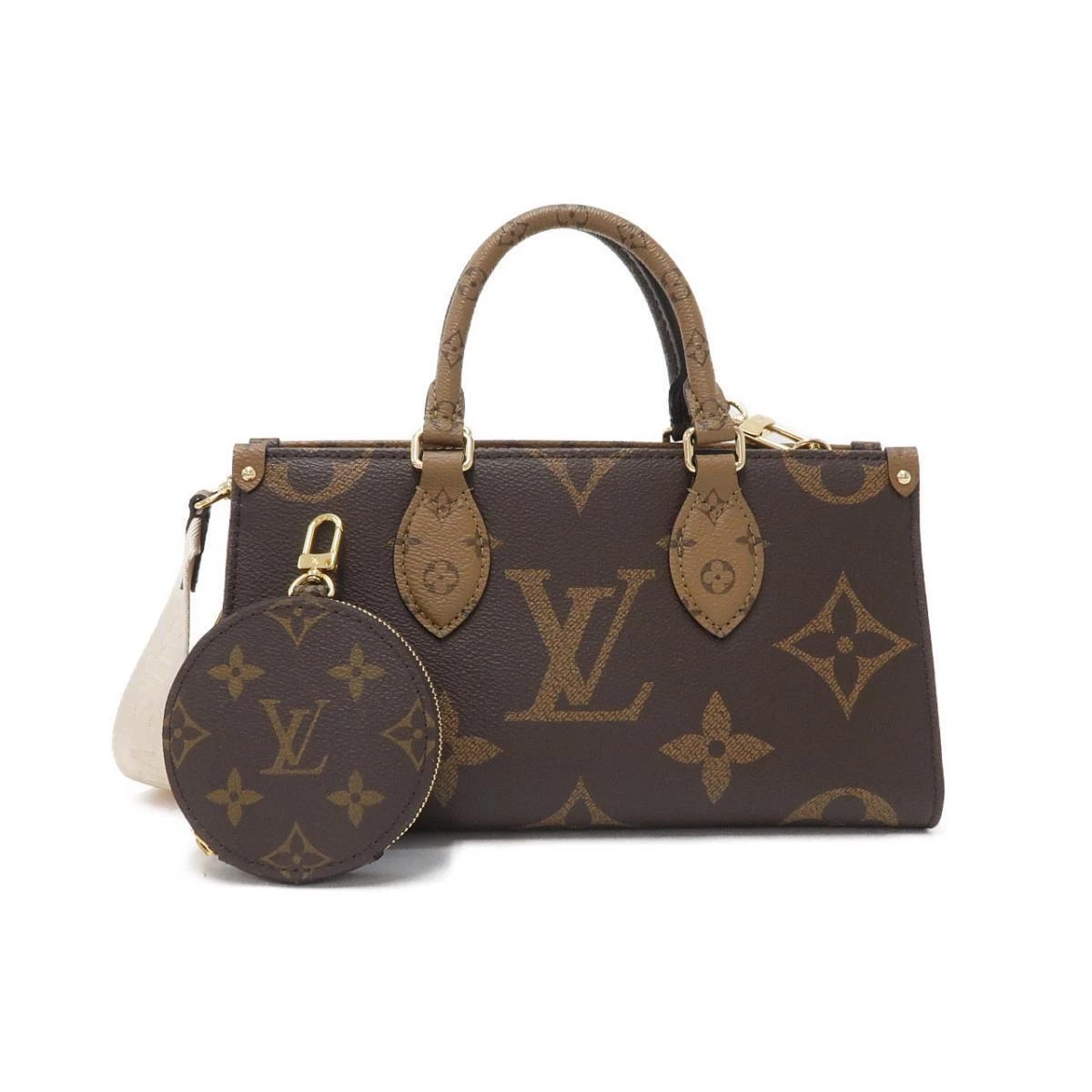 Authentic LOUIS VUITTON Monogram giant On the Go EW M46653 Bag 