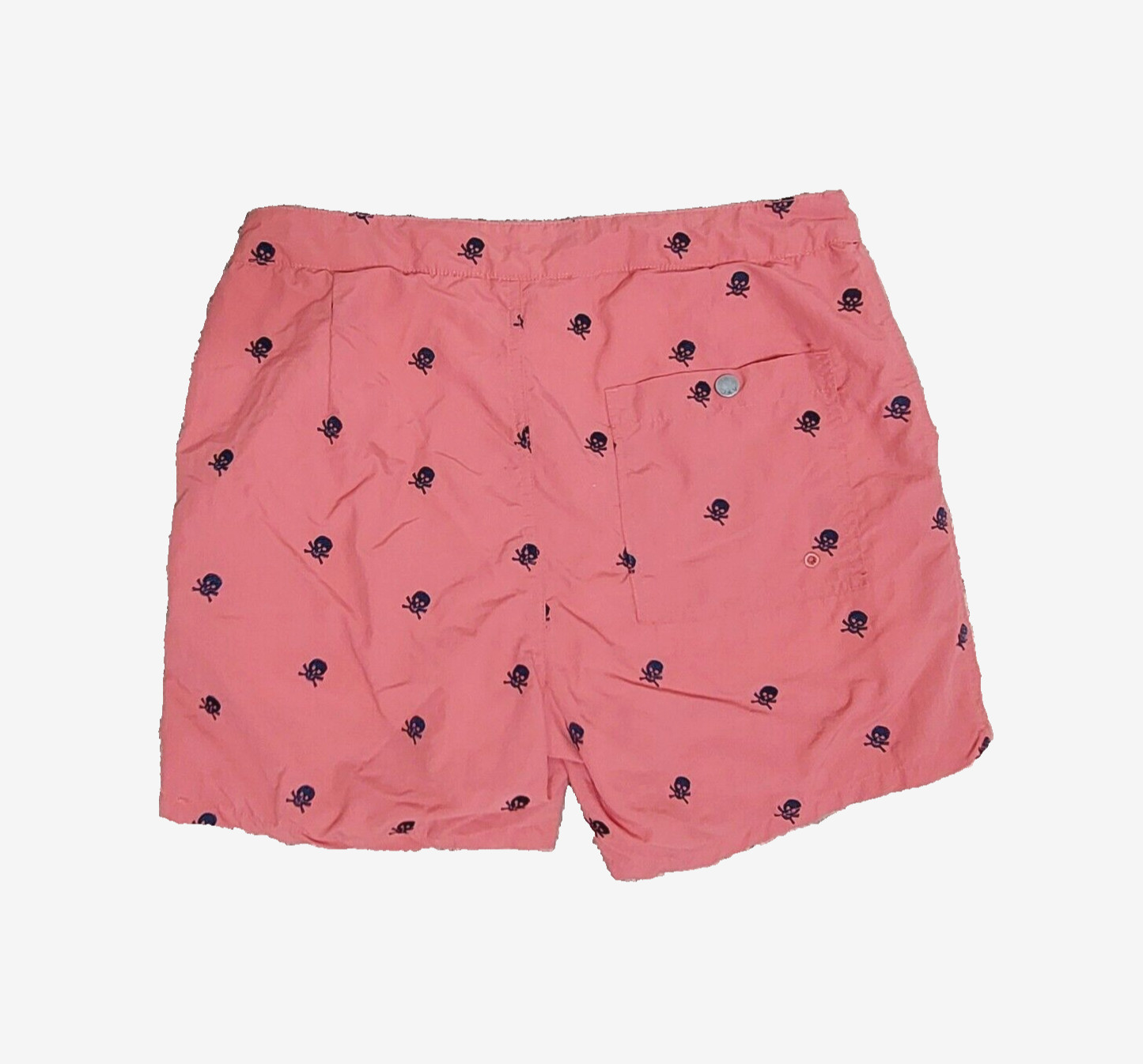 *RARE* Size 31 - JOHN VARVATOS Mens Shorts Embroidered Skulls Swim Trunks Lined image 2