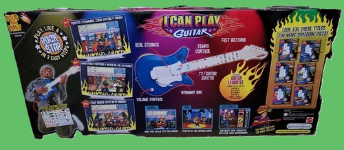 Mattel I Can Play Guitar Set ElectricBlue Plug N Play Set Easy Learn Instrument - Picture 2 of 2