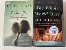 Julia Glass 2 Book Lot The Whole World Over I See You Everywhere Paperback