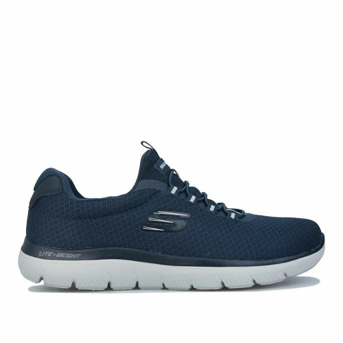 Men s Skechers Summits Cushioned Lightweight Trainers in Blue