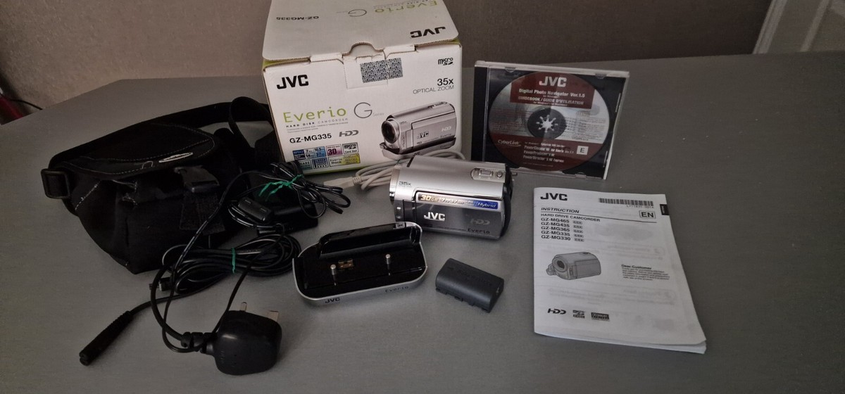 JVC EVERIO GZ-MG335HEK G Series Handheld Camcorder UK - Main Image