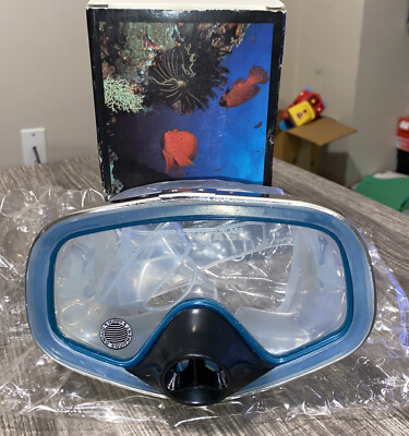Vtg HIPPO Diving Equipment Tempered Glass Diving Mask - Never Used