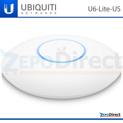 Ubiquiti UniFi WiFi U6 Plus Access Point 2x2 MIMO, 802.3af PoE, U6-Plus-US