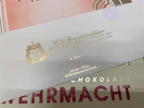 24 WEHRMACHT MARKETENDER RATION SCHOKOLADE KAFFEE JNHALT BONBONS SALZ MEHL KOSA - Picture 24 of 24