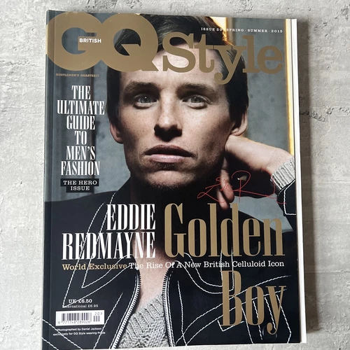 GQ Style Magazine BRITISH S/S 2015, Eddie Redmayne Cover