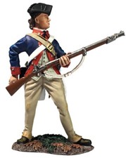 W BRITAINS 16060 Continental Line Reaching for Cartridge No. 2, 1777-87
