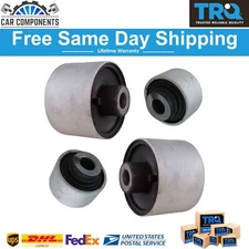 TRQ Front Forward & Rearward Lower Control Arm Bushing Set For 2007-14 Nissan