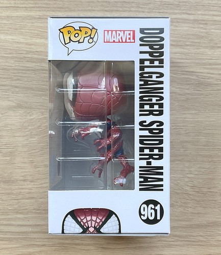 Funko Pop Marvel Doppelganger Spider-Man Metallic #961 + Free Protector - Picture 2 of 6