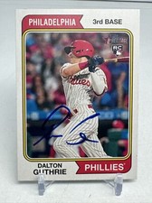 2023 Topps Heritage #305 Dalton Guthrie RC Boston Red Sox SIGNED