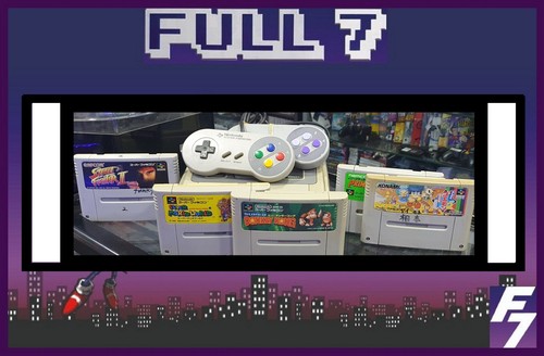 CONSOLE NINTENDO SUPER FAMICOM + 5 JEUX