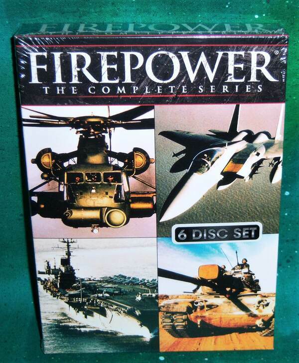 BRAND NEW RARE OOP FIREPOWER COMPLETE TV SERIES 30 EPISODES 6 DISC  