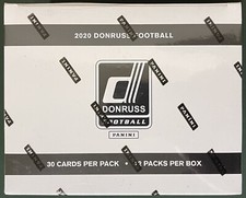 2020 Panini Donruss Football Fat Pack Box -Factory Sealed- Burrow Herbert Hurts