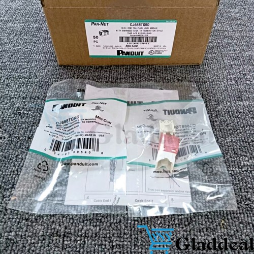 50PCS For Panduit Giga TX Cat6 jack CJ688TGYL CJ688TGIW CJ688TGGR CJ688TGRD - Picture 16 of 20
