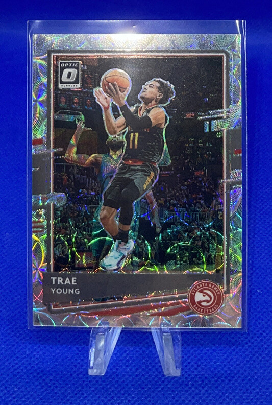 Trae Young 2020-21 Panini Optic Premium Prizm Silver Scope Atlanta /249
