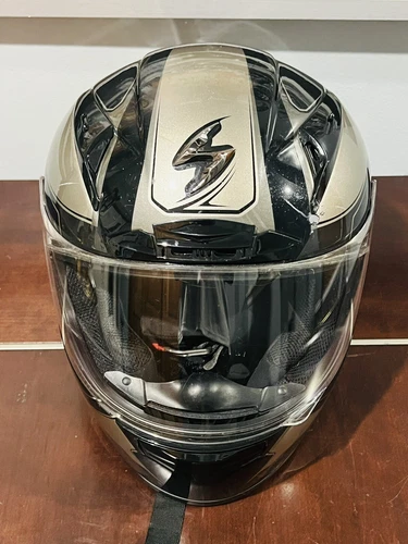 Scorpion EXO-R2000 Street Helmet  Metalic and black, Size XLarge