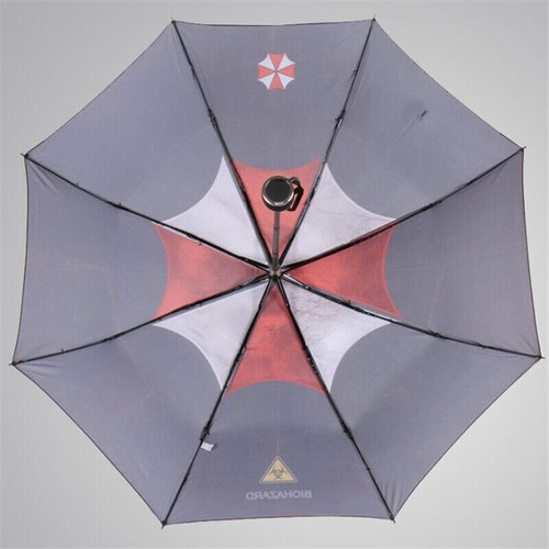 New Resident Evil Umbrella Corporation Logo Black Fancy Folding umbrella Movie - Picture 5 of 7