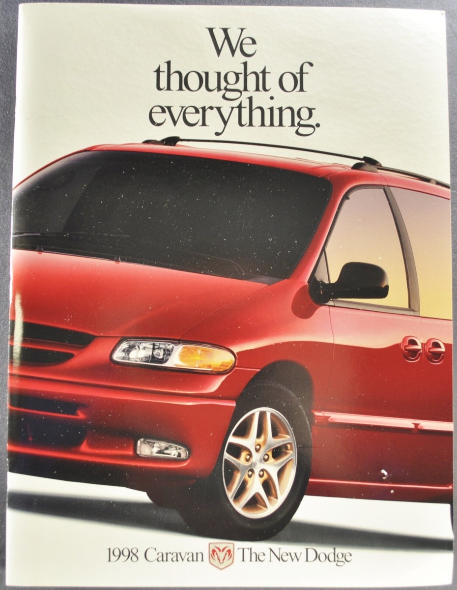 1998 Dodge Caravan Catalog Brochure Grand Minivan Nice Original 98