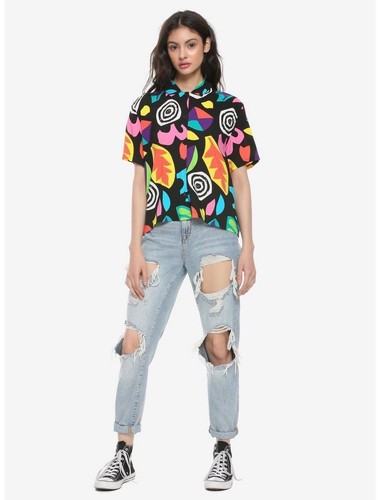 Stranger Things 3 Eleven Button Up Down 
