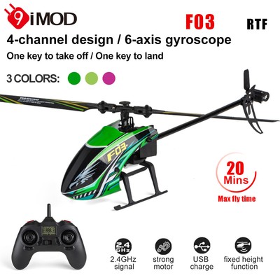 YUXIANG F03 4CH 2.4Ghz 6-Axis Gyro Aircraft Flybarless RC RTF Helicopter Toys