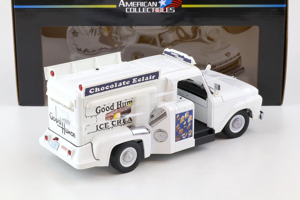 1:18 Sun Star 1965 Ford F-100 Personalizzato Cab Pick-Up Ice Cream Camion Good - Immagine 3 di 4