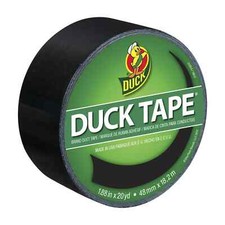 Duck Tape Brand Black Duct Tape, 1.88 in. x 20 yd.