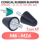 <!--F#f_0-->Conical Rubber Mount Bumper, Parabolic Buffer M6 M8 M10 M12 M16 Bump Stops / KP<!--F/-->