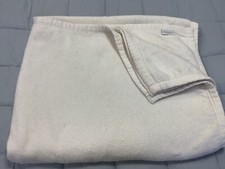 Restoration Hardware Ivory Cotton Throw Blanket