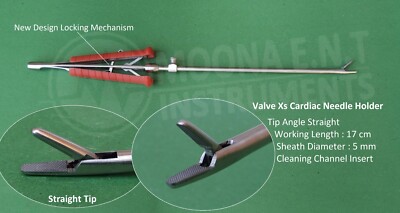 Valve Xs Cardiology Surgery Premium Instrument Straight Needle Holder