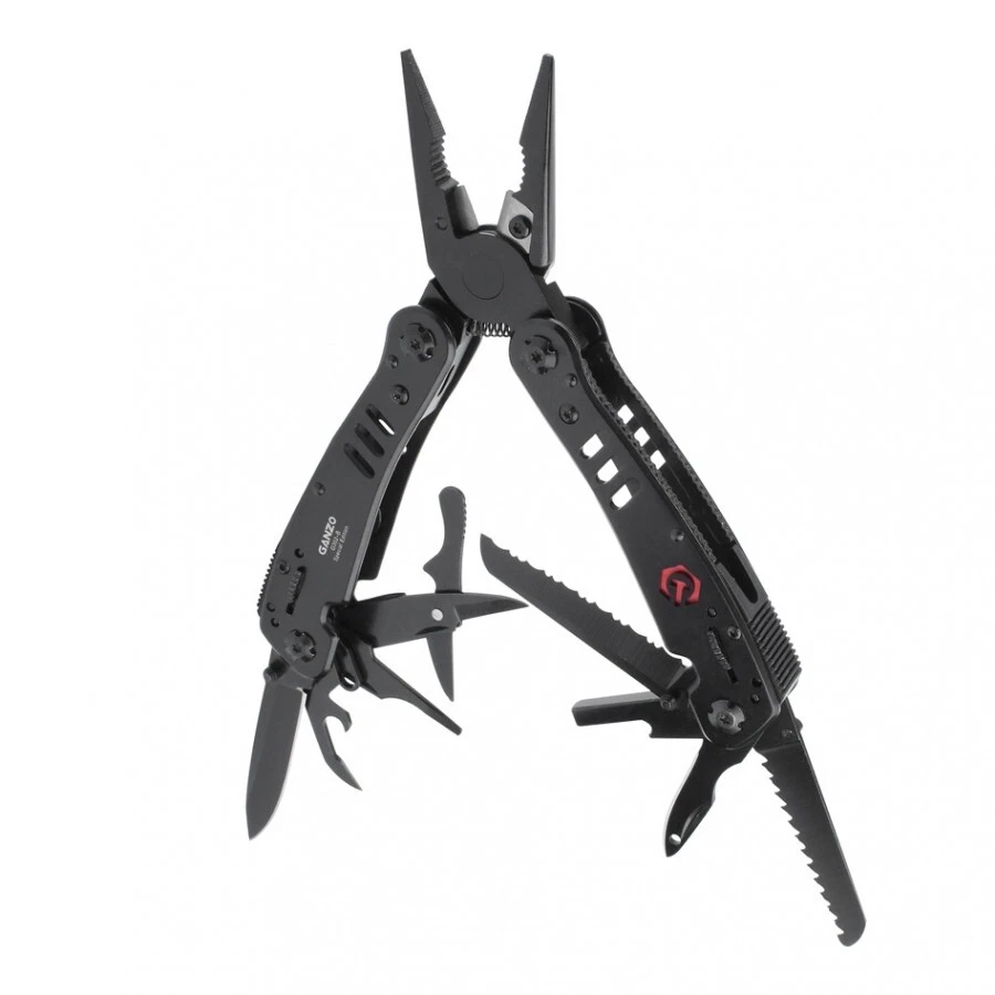 GANZO Multi-Tool G302 Universal Werkzeug mit 13 Funktionen & 11 Wechsel-Bits