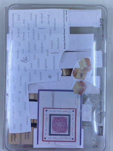 Stamping Up Rubber Wood Stamp Sets YOU PICK List #3 Complete Crafts Scrapbooking - Picture 279 of 896