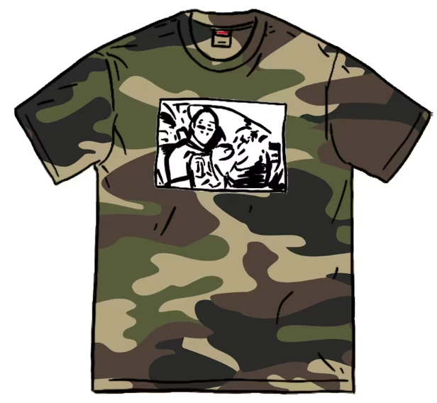 Camouflage de thé anti héros Supreme ICE