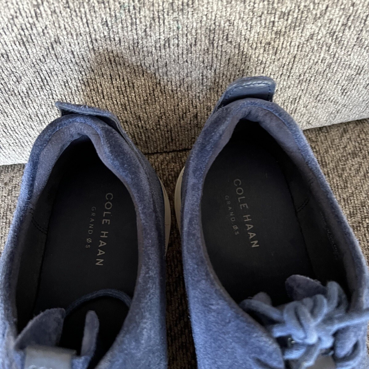 COLE HAAN Grand Horizon II BLUE Suede OXFORD Sneaker (Men 8) C26362 Cole Haan Grand Horizon II Blue Shoes Suede Oxford C26362  main image 4