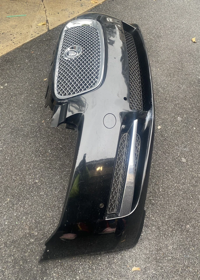 2009 2010 2011  JAGUAR XF BLACK FRONT BUMPER PARK ASSIST SUPERCHARGER GRILL PDC - Image 4 of 4