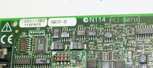 1x NI National Instruments PCI-6071E 184411F-01 0184413D-01 DAQ - Zdjęcie 10 z 10