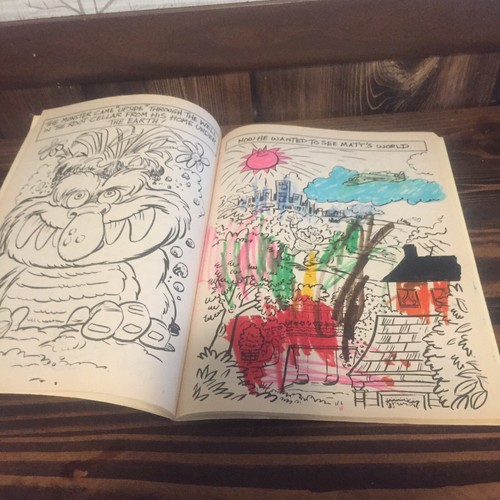 My Pet Monster Spur & Farbe goldenes Buch 1986 gebraucht - Bild 5 von 9