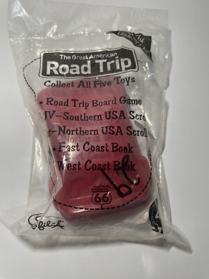 Chick-fil-A 2005 Kids Meal Toy - The Great American Road Trip - Red Car - NIB