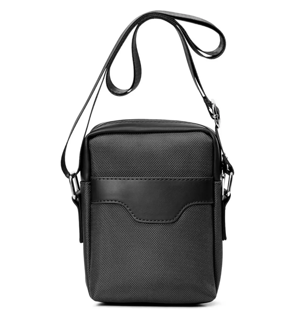 PETIT SAC SACOCHE BANDOULIÈRE VOYAGE MINI LÉGÈRE NOIR CROSSBAG HOMME 1004