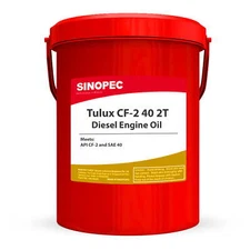 Sinopec Tulux CF-2 Diesel Engine Oil SAE 40, 5 Gallon Pail