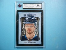 2016/17 UPPER DECK U.D PORTRAITS CARD #P-55 JOSH MORRISSEY ROOKIE RC KSA 10 GEM