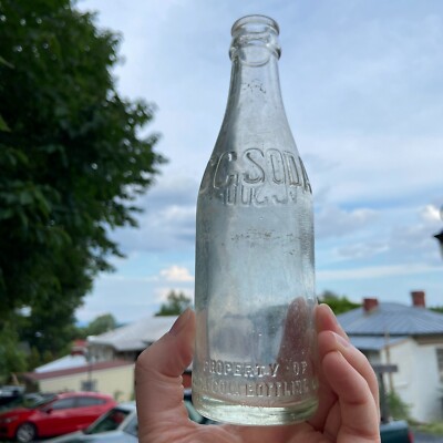 Antique DERIDDER Louisiana CC Soda Bottle LA Property of Coca Cola Bottling Co.