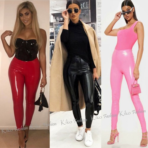 Vinyl Leggings Trouser Pants Bottoms | eBay