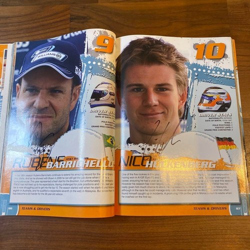 Autographed 2010 F1 British Grand Prix Official Programme Lewis Hamilton b139 - Picture 12 of 20