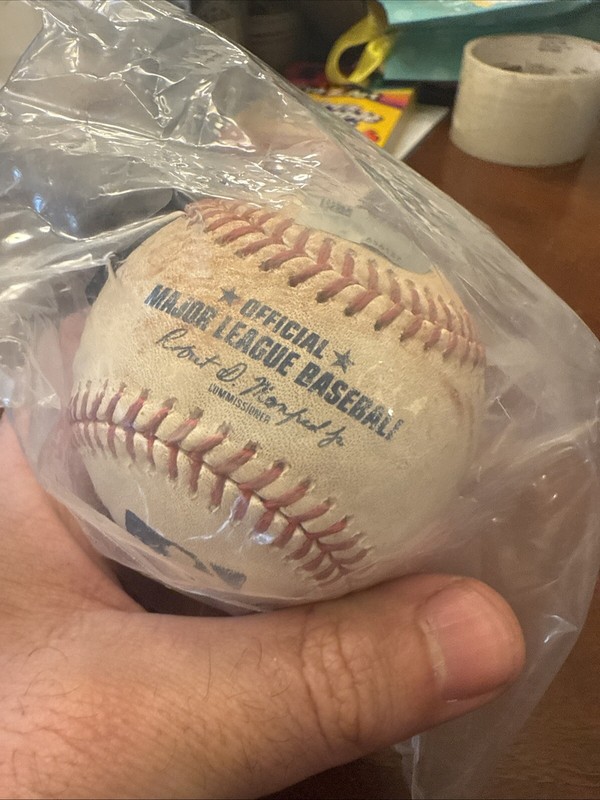 Pirates 2024 Game-Used Baseball Jack Suwinski 4-24-24 Fanatics Double Buccos